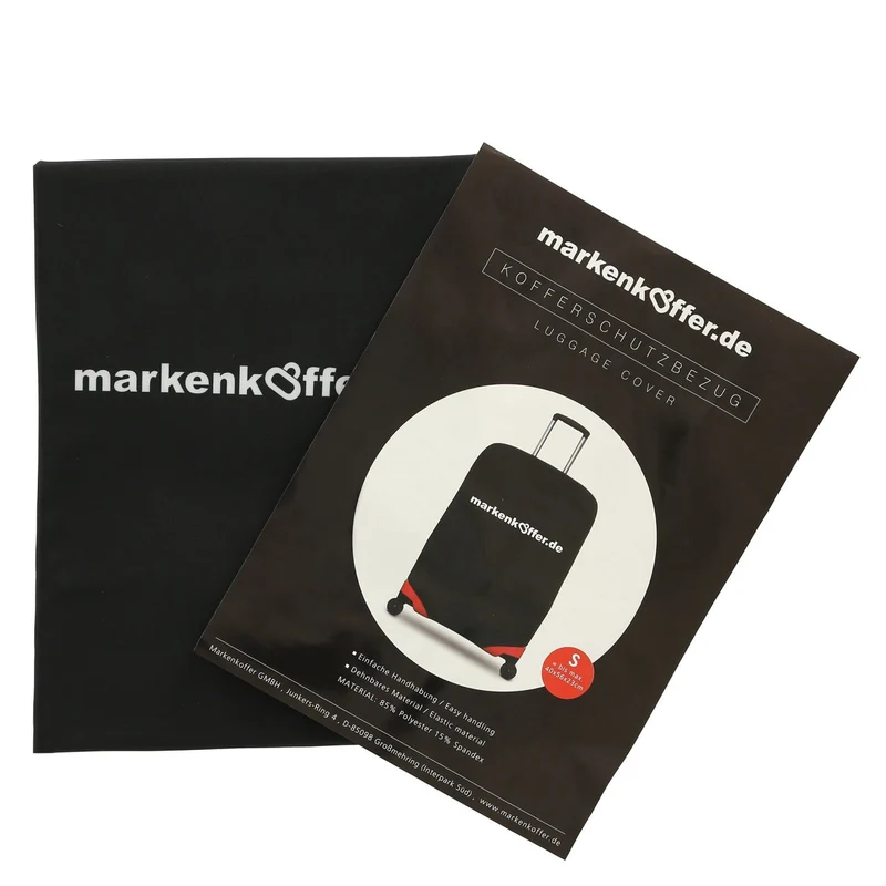 Markenkoffer.de Zubehör Kofferschutzhülle (black, S)