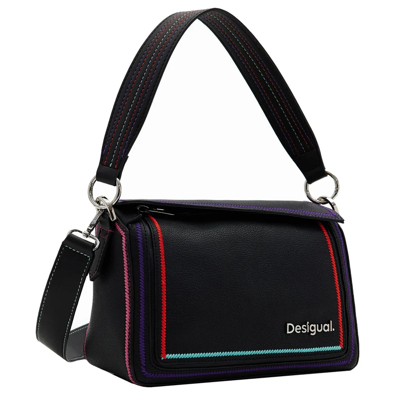 Desigual Cleo Black Phuket - Schultertasche Mini 22.5 cm (black)