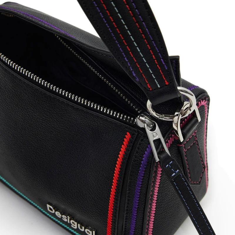 Desigual Cleo Black Phuket - Schultertasche Mini 22.5 cm (black)