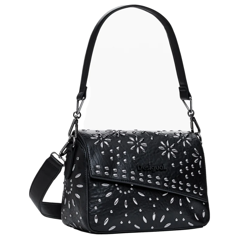 Desigual Metal Dandelion Phuket - Schultertasche Mini (black)