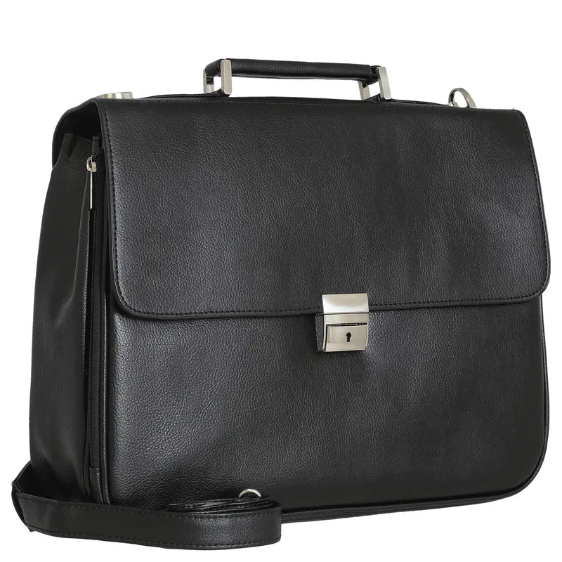 D&N Basic Line PU - Aktentasche 40 cm (schwarz)