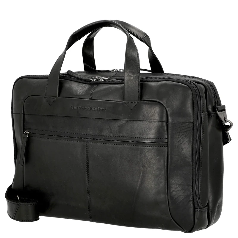 The Chesterfield Brand Ryan - Aktentasche 17" L Leder 42 cm (black)
