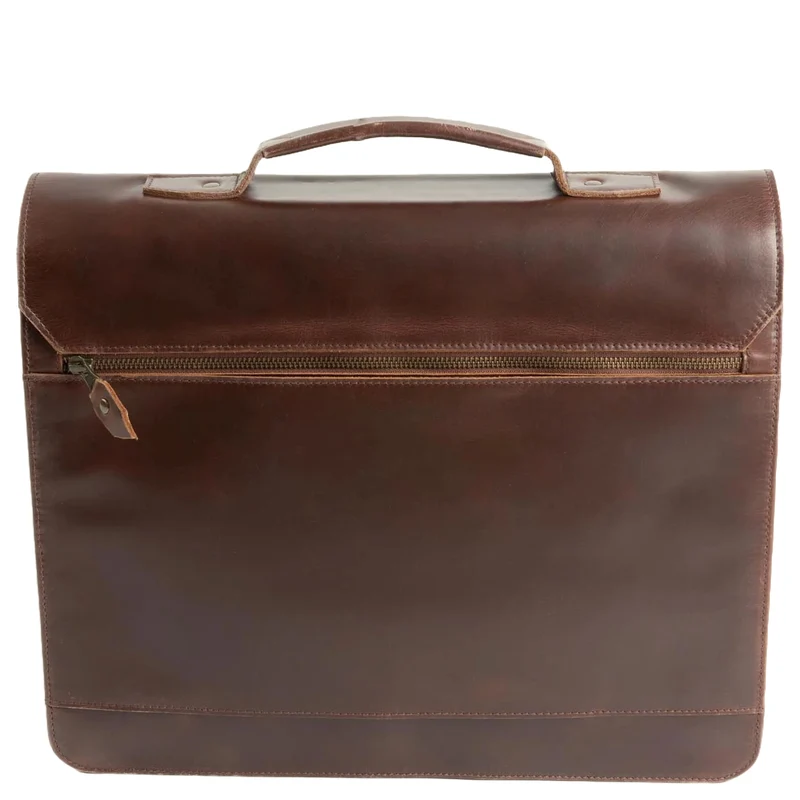 Buckle & Seam Notes - Aktentasche 15" 40 cm (braun)