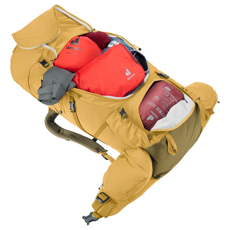Deuter Aircontact Core 50 + 10 - Trekkingrucksack 82 cm (savanna-nori)