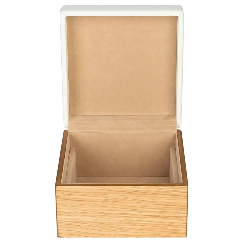 Windrose Wood - Schmuckkästchen 14 cm (creme)