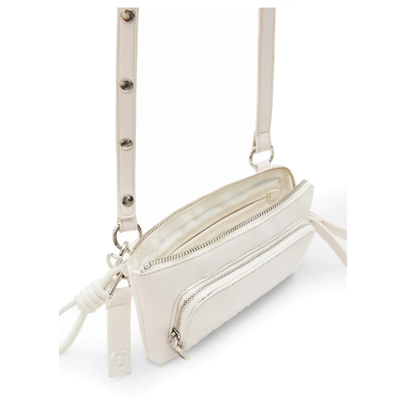 Desigual Half Logo 24 Lisa - Umhängetasche 20 cm (white)
