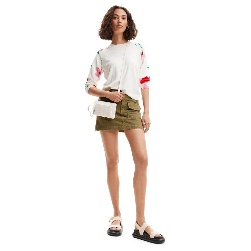 Desigual Half Logo 24 Lisa - Umhängetasche 20 cm (white)
