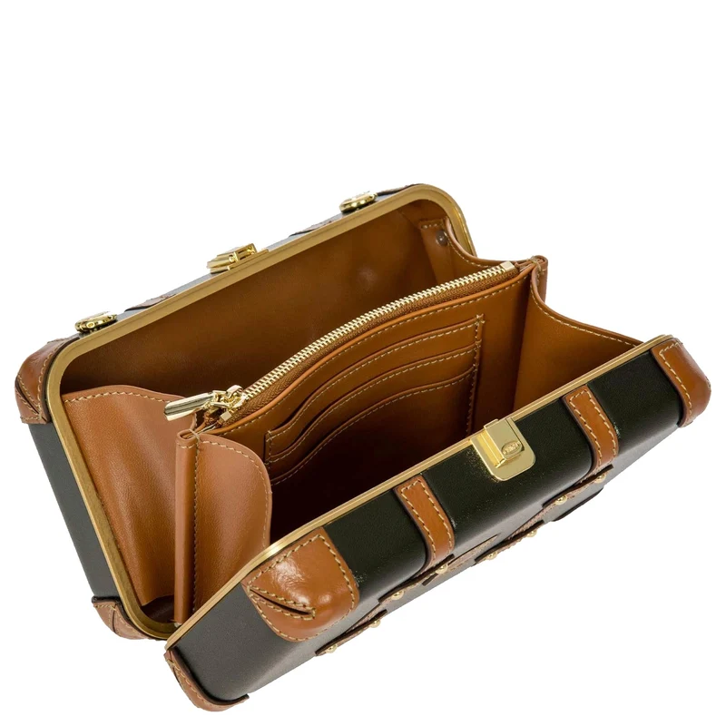 Brics Bellagio - Umhängetasche 20 cm recycelt (olive)