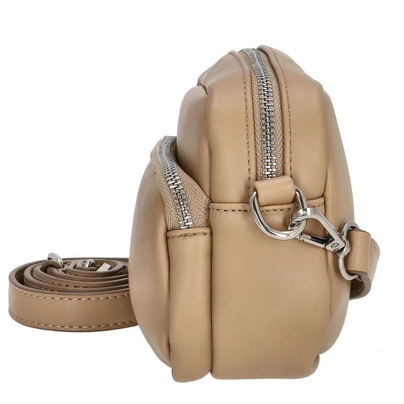 Seidenfelt Hede Crossbody - Umhängetasche 17 cm (almond)