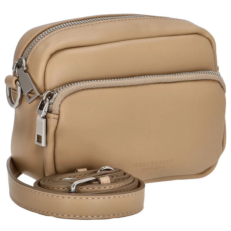 Seidenfelt Hede Crossbody - Umhängetasche 17 cm (almond)
