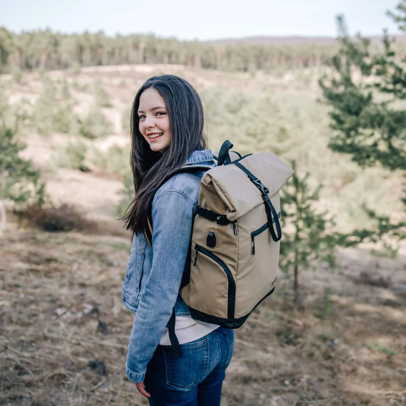 Neoxx VIBE Roll Top - Rucksack 15" 45 cm USB (nomadic)