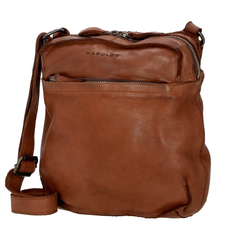 Harolds Submarine - Umhängetasche 27 cm (cognac)