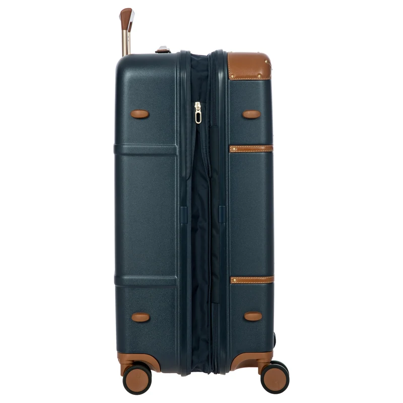 Brics Bellagio - 4-Rollen-Trolley 70.5 cm erw. recycelt (blue/tan)