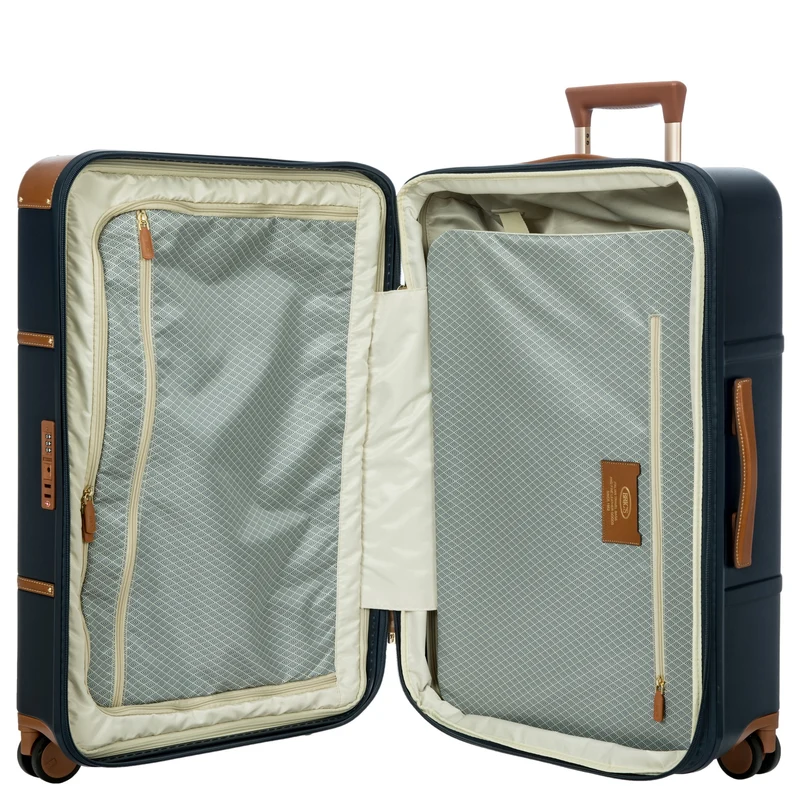 Brics Bellagio - 4-Rollen-Trolley 70.5 cm erw. recycelt (blue/tan)