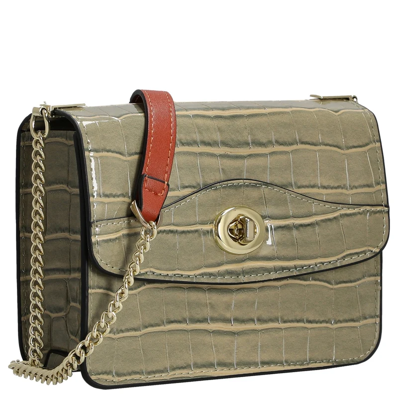 Seidenfelt Tuuli Small - Umhängetasche 17 cm (smoke green/gold)
