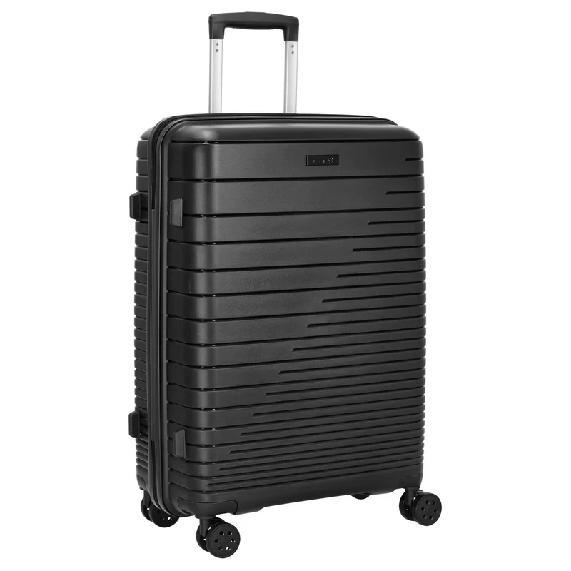 D&N Travel Line 4600 - 4-Rollen-Trolley M 65 cm (black)