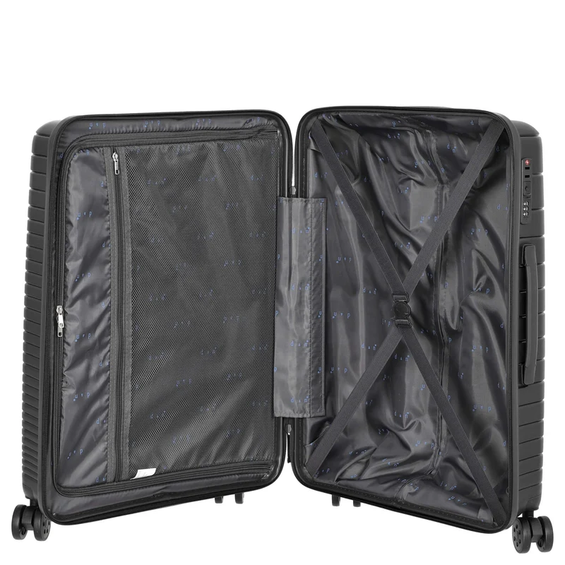 D&N Travel Line 4600 - 4-Rollen-Trolley M 65 cm (black)