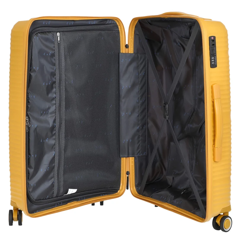 D&N Travel Line 4200 - 4-Rollen-Trolley M 67 cm (yellow)