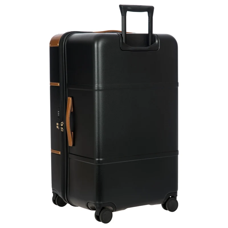 Brics Bellagio Trunk - 4-Rollen-Trolley 80 cm recycelt (black/tan)