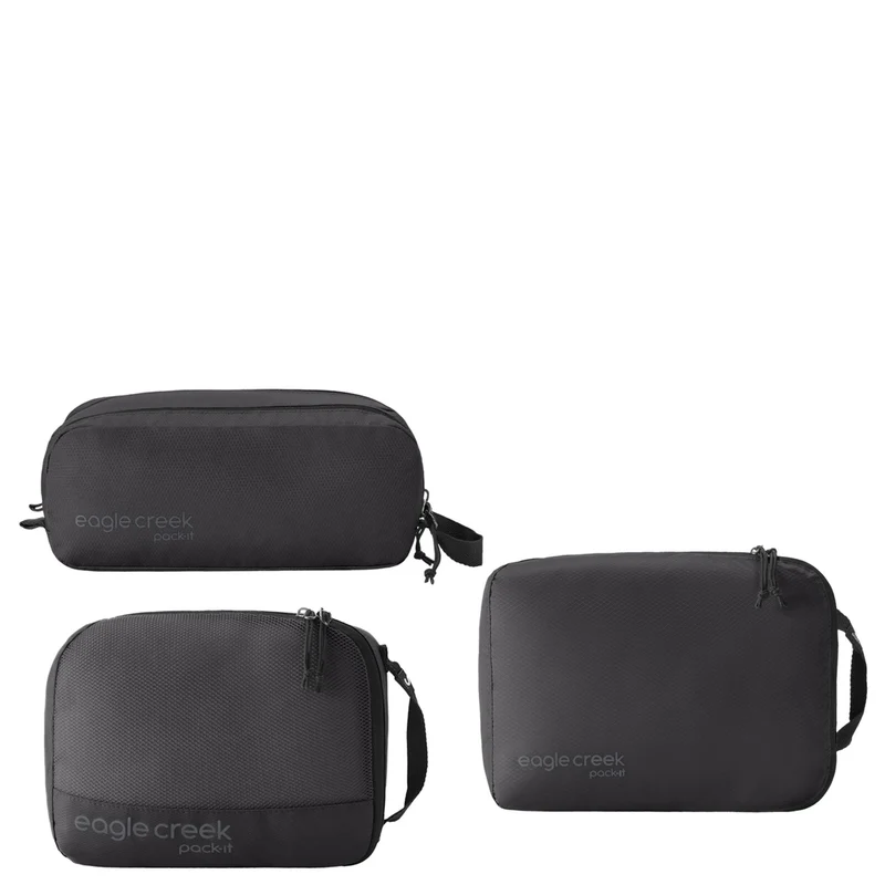 Eagle Creek Pack-It Overnight Set 3tlg. - Packsack (black)