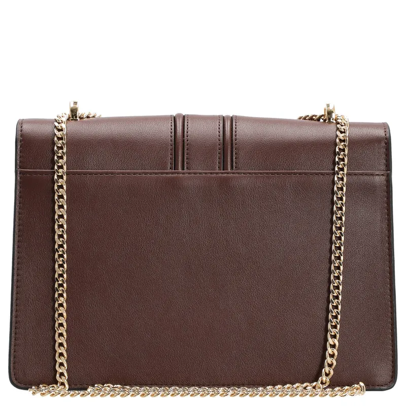 Seidenfelt Roros Big - Schultertasche 28 cm (oxblood/gold)