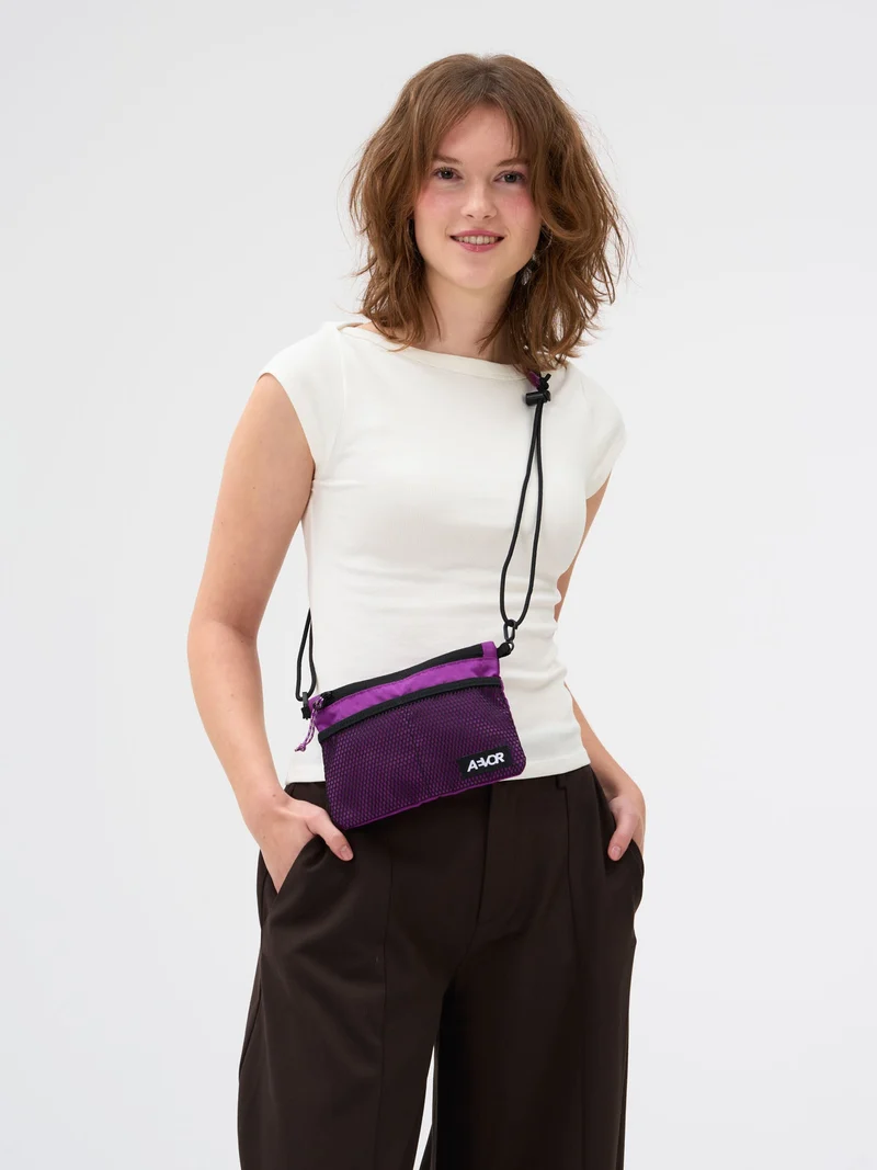 Chest Pouch - Ripstop Electric Fuchsia