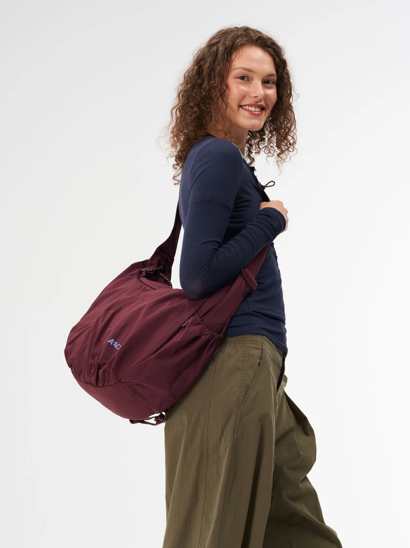 Slouchy Bag - Burgundy