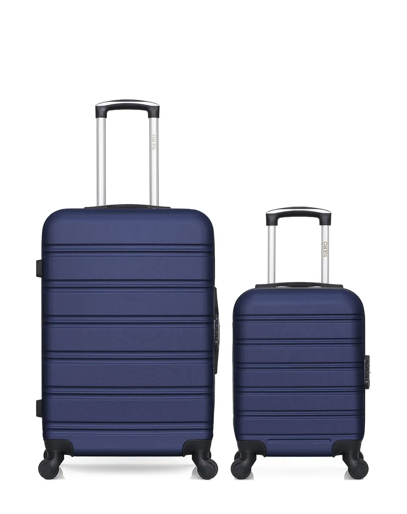HERO – 2er-Pack: Mittelgroßer Koffer und Handgepäck XXS RENOSO