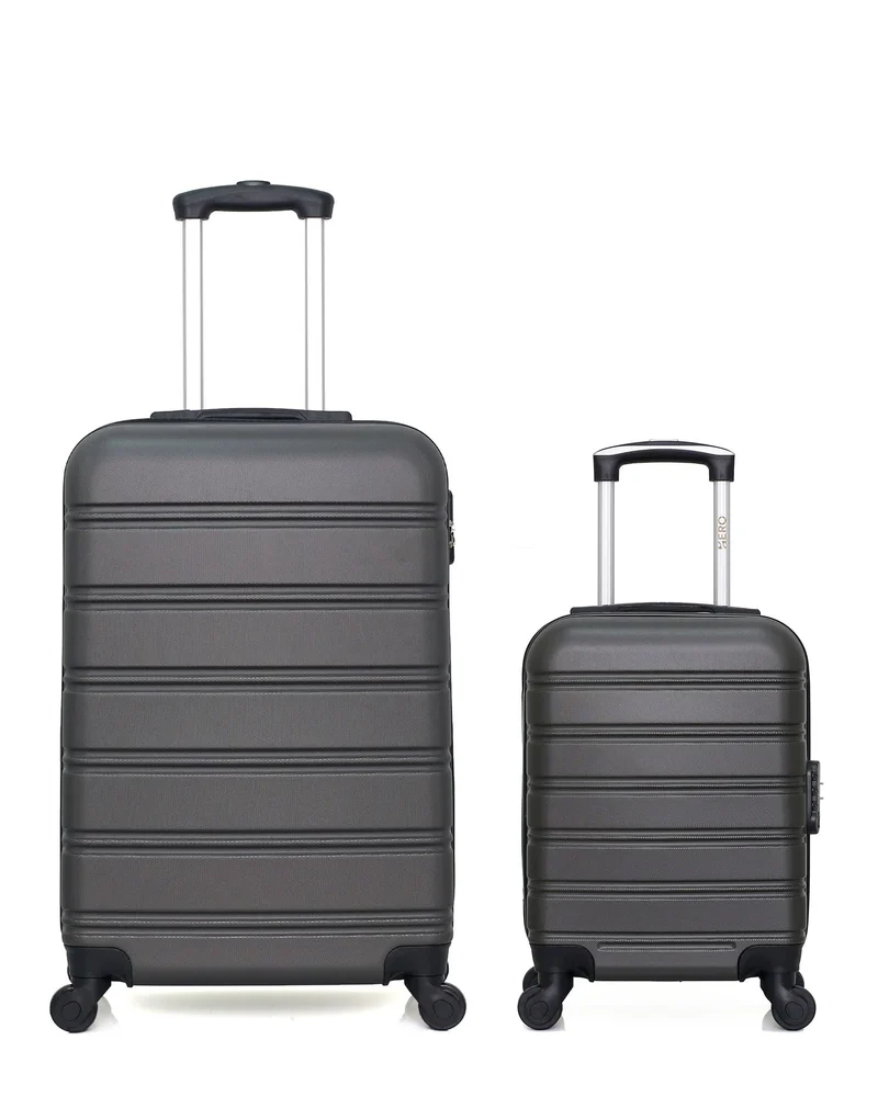 HERO – 2er-Pack: Mittelgroßer Koffer und Handgepäck XXS RENOSO