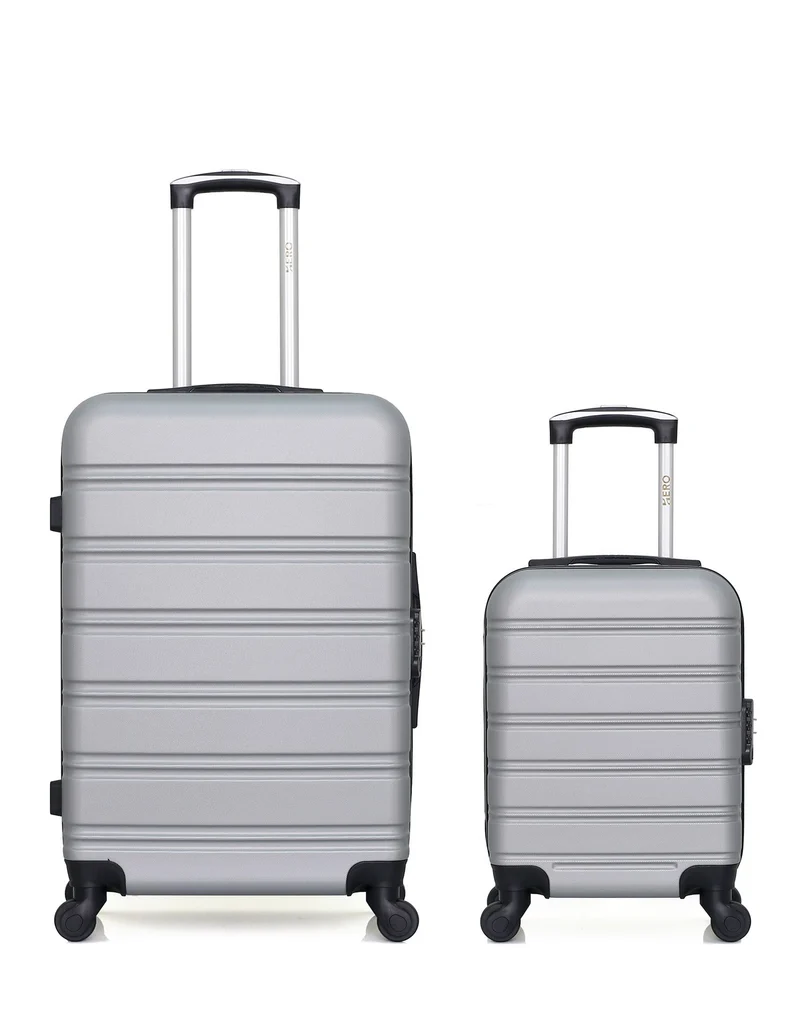 HERO – 2er-Pack: Mittelgroßer Koffer und Handgepäck XXS RENOSO