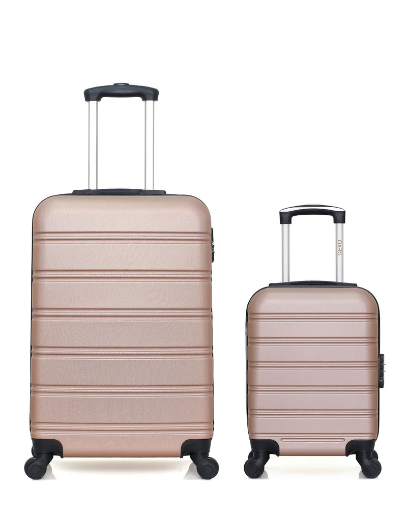 HERO – 2er-Pack: Mittelgroßer Koffer und Handgepäck XXS RENOSO
