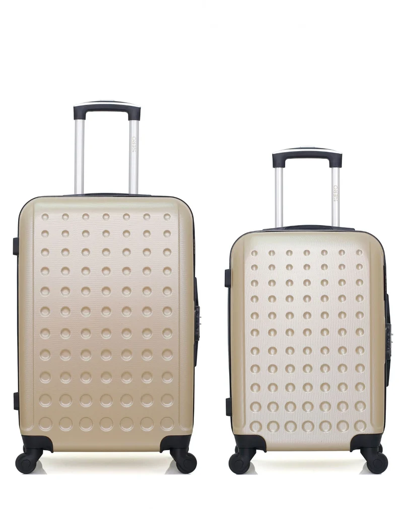 HERO – 2er-Pack: Mittelgroßer Koffer und Handgepäck TAURUS