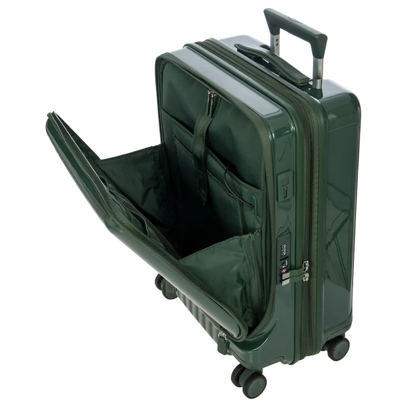 Brics Positano - 4-Rollen Kabinentrolley 55 cm USB erw. (emerald green)