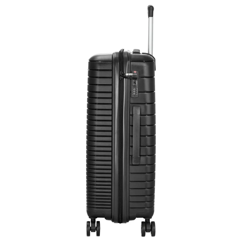 D&N Travel Line 4600 - 4-Rollen-Trolley M 65 cm (black)