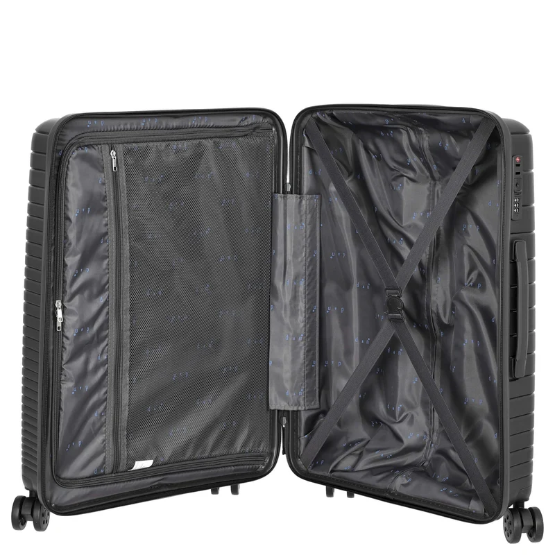 D&N Travel Line 4600 - 4-Rollen-Trolley M 65 cm (black)