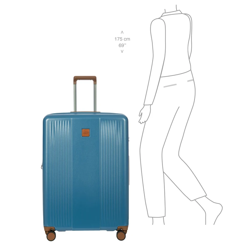 Brics Ferrara - 4-Rollen-Trolley L 77 cm erw. (denim)