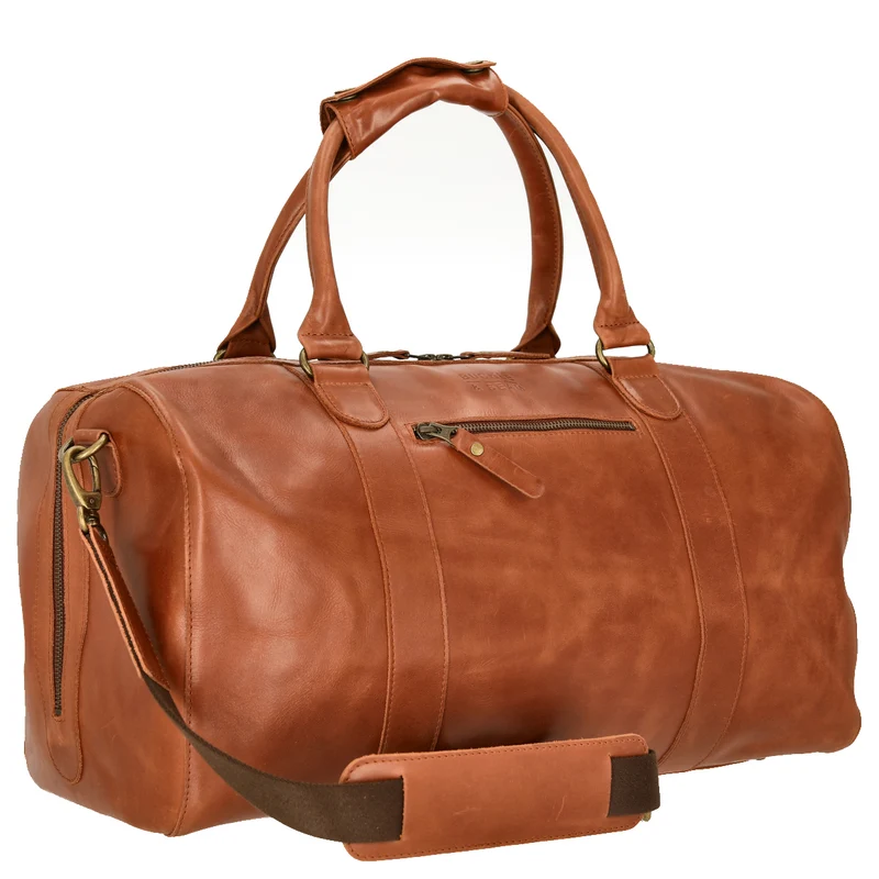 Buckle & Seam Willow Weekender - Reisetasche 50 cm (cognac)