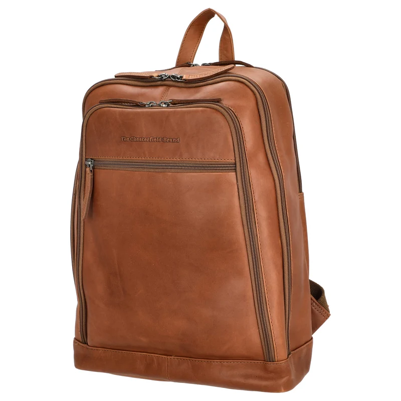 The Chesterfield Brand Detroit - Rucksack 14" 39 cm (cognac)