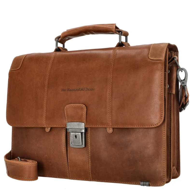 The Chesterfield Brand Stuttgart - Aktentasche 14" 38 cm (cognac)