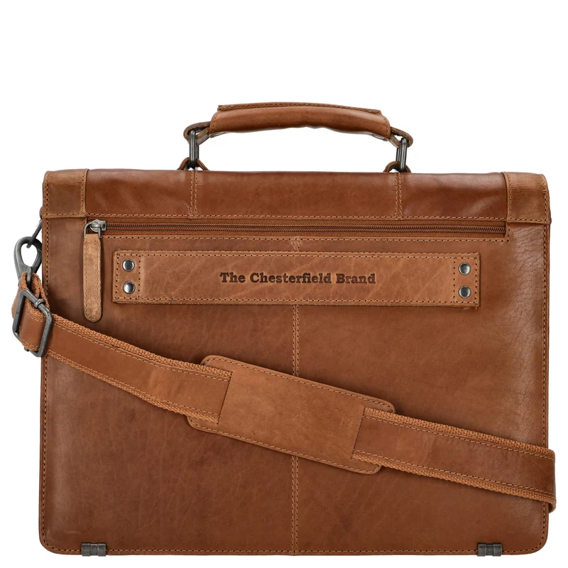 The Chesterfield Brand Stuttgart - Aktentasche 14" 38 cm (cognac)