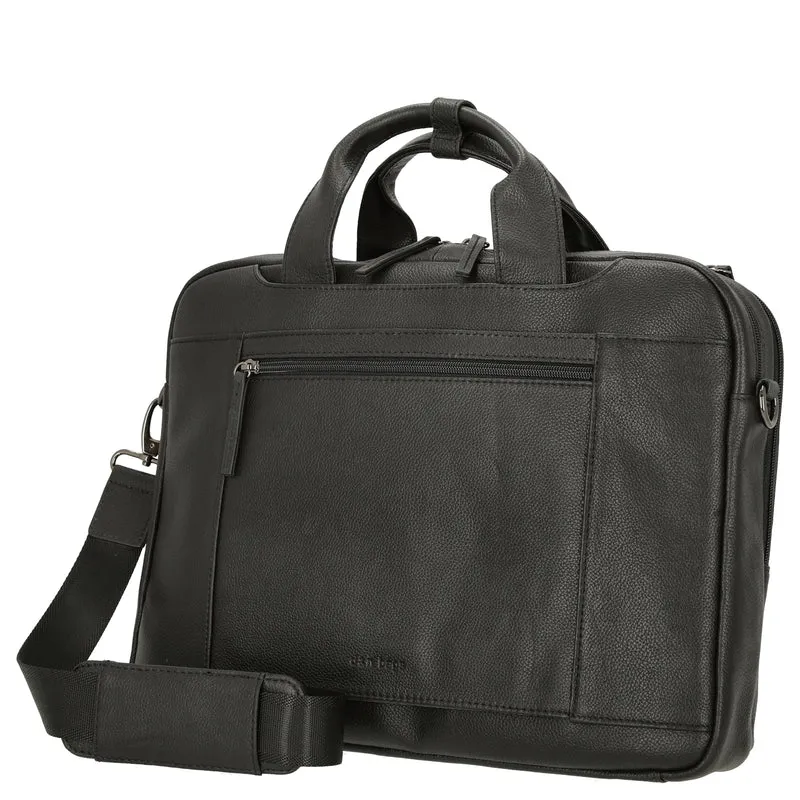 D&N Business Line - Aktentasche 40 cm Leder (black)