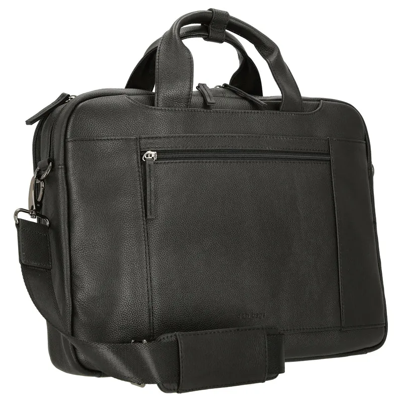 D&N Business Line - Aktentasche 40 cm Leder (black)