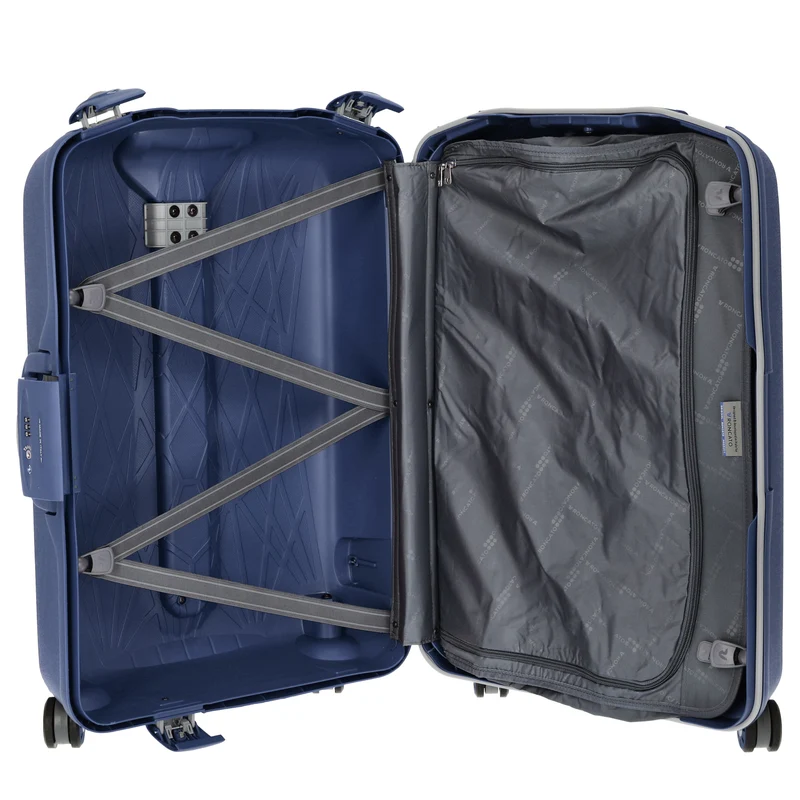 Roncato Light - 4-Rollen-Trolley M 68 cm (navy)