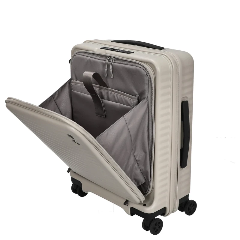Echolac Celestra FA - 4-Rollen-Kabinentrolley 14" S 55 cm erw. USB (white sand)