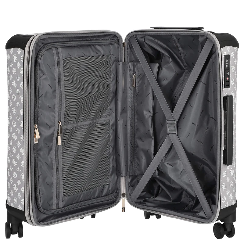 Guess Wilder 22 IN - 4-Rollen-Trolley M 64 cm erw. (lavendar grey)