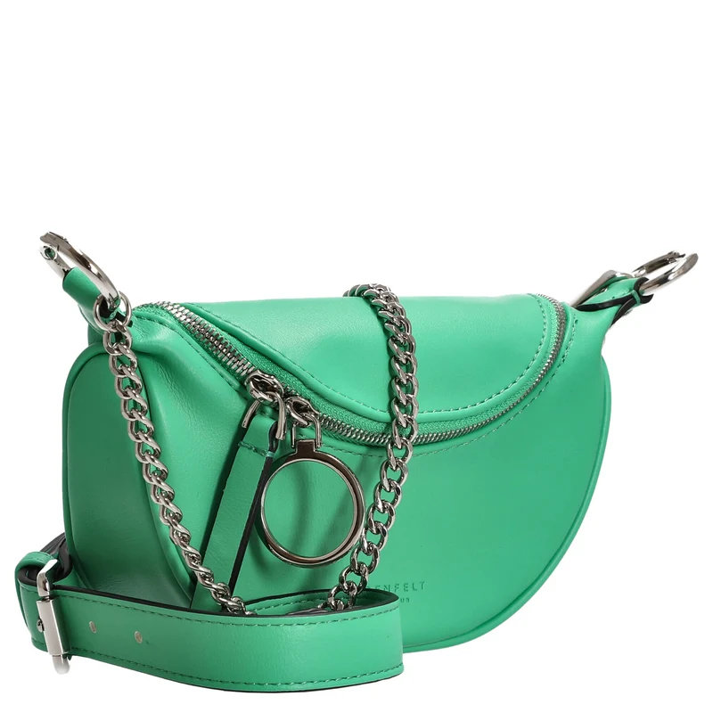 Seidenfelt Skien II - Schultertasche 19 cm (electric green)