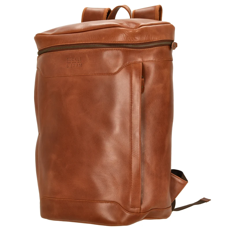 Buckle & Seam Siwa - Rucksack 16" 44 cm (cognac)