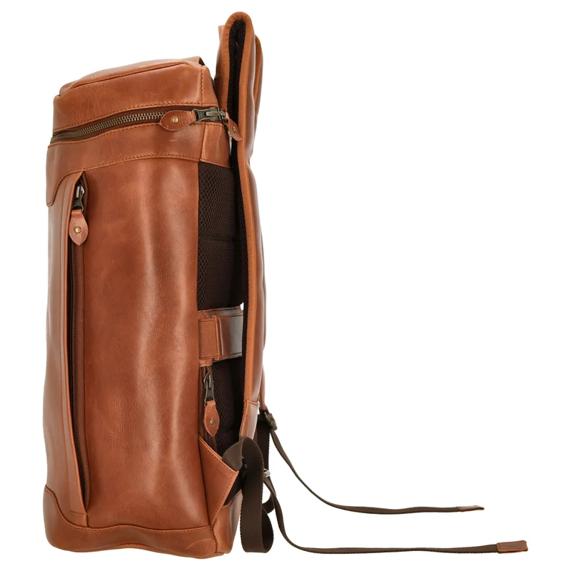 Buckle & Seam Siwa - Rucksack 16" 44 cm (cognac)