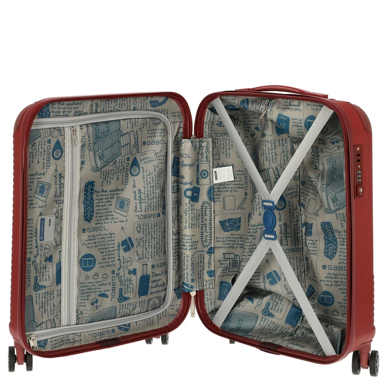 Gabol Balance - 4-Rollen-Kabinentrolley 55 cm (rojo)