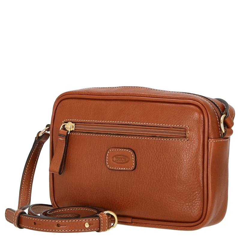 Brics Life Pelle - Umhängetasche 21 cm (cognac)